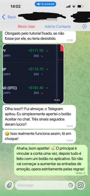 Depoimento da tropa